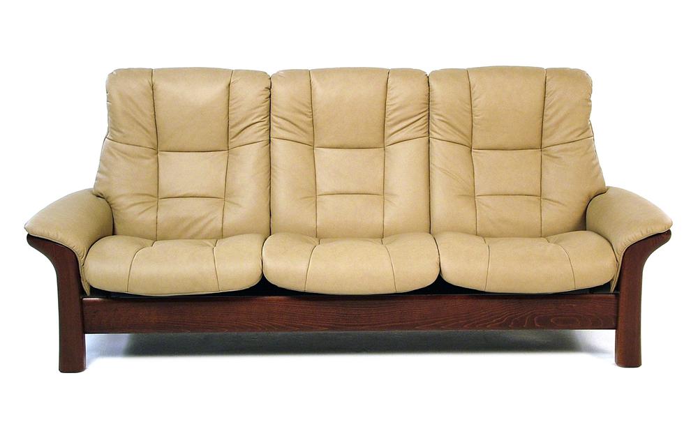 Stressless Buckingham HighBack 3Seater Reclining Sofa Rotmans